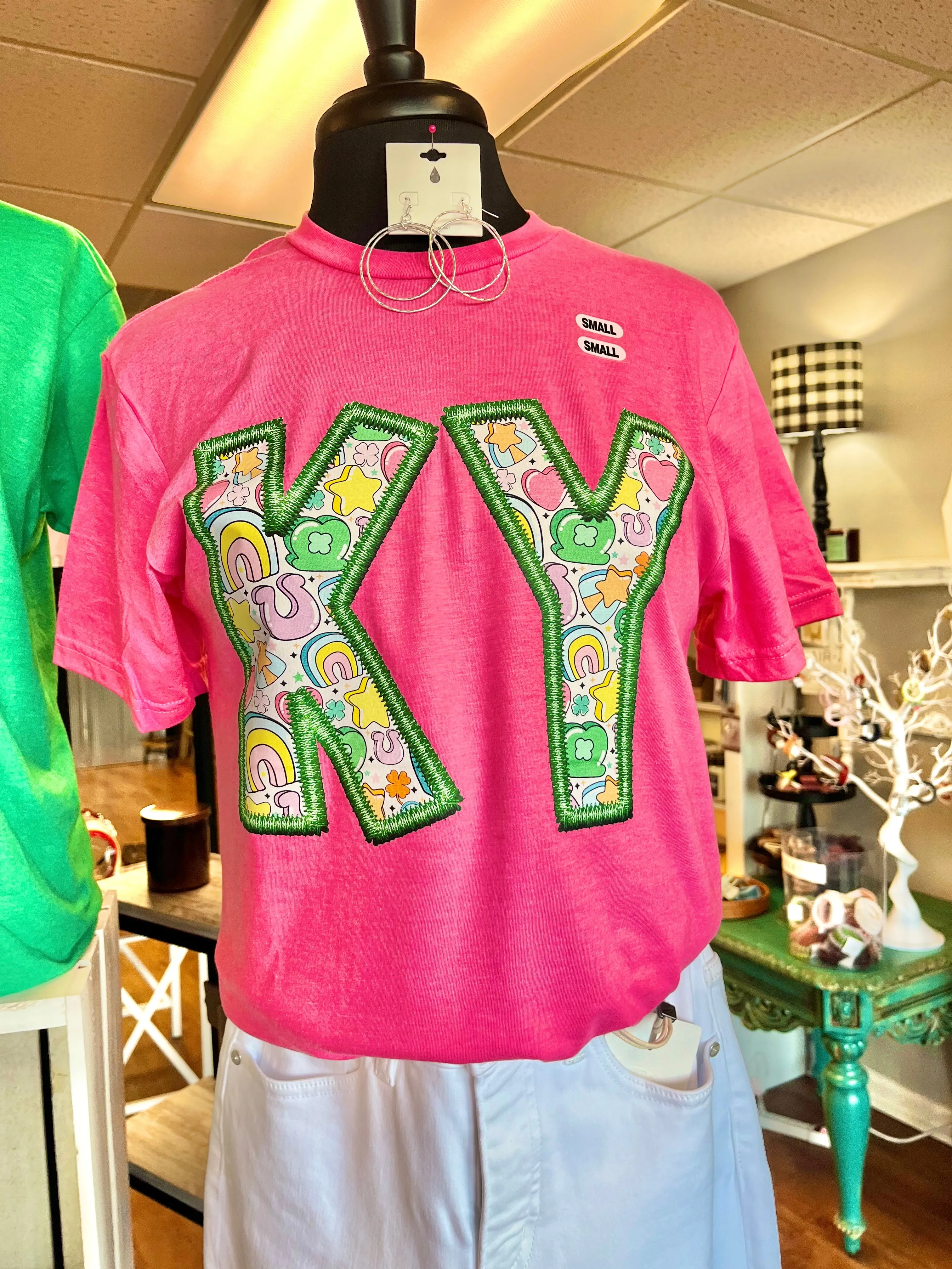 Pink Kentucky St. Patrick's Day Printed Unisex Tee