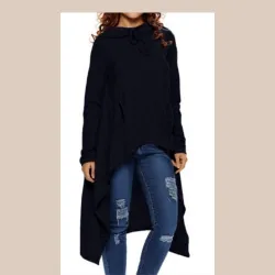 Plain Drawstring  oversize Hoodie