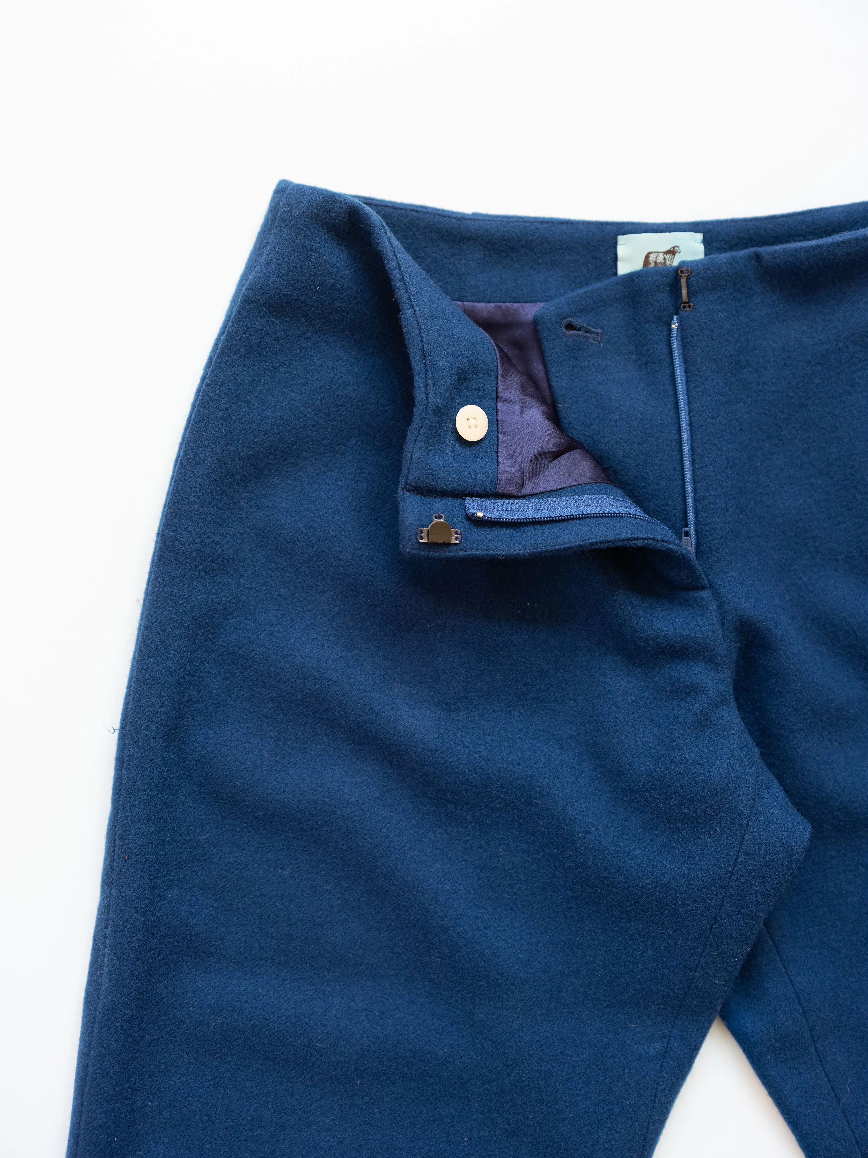 Pleated Pant in Wool