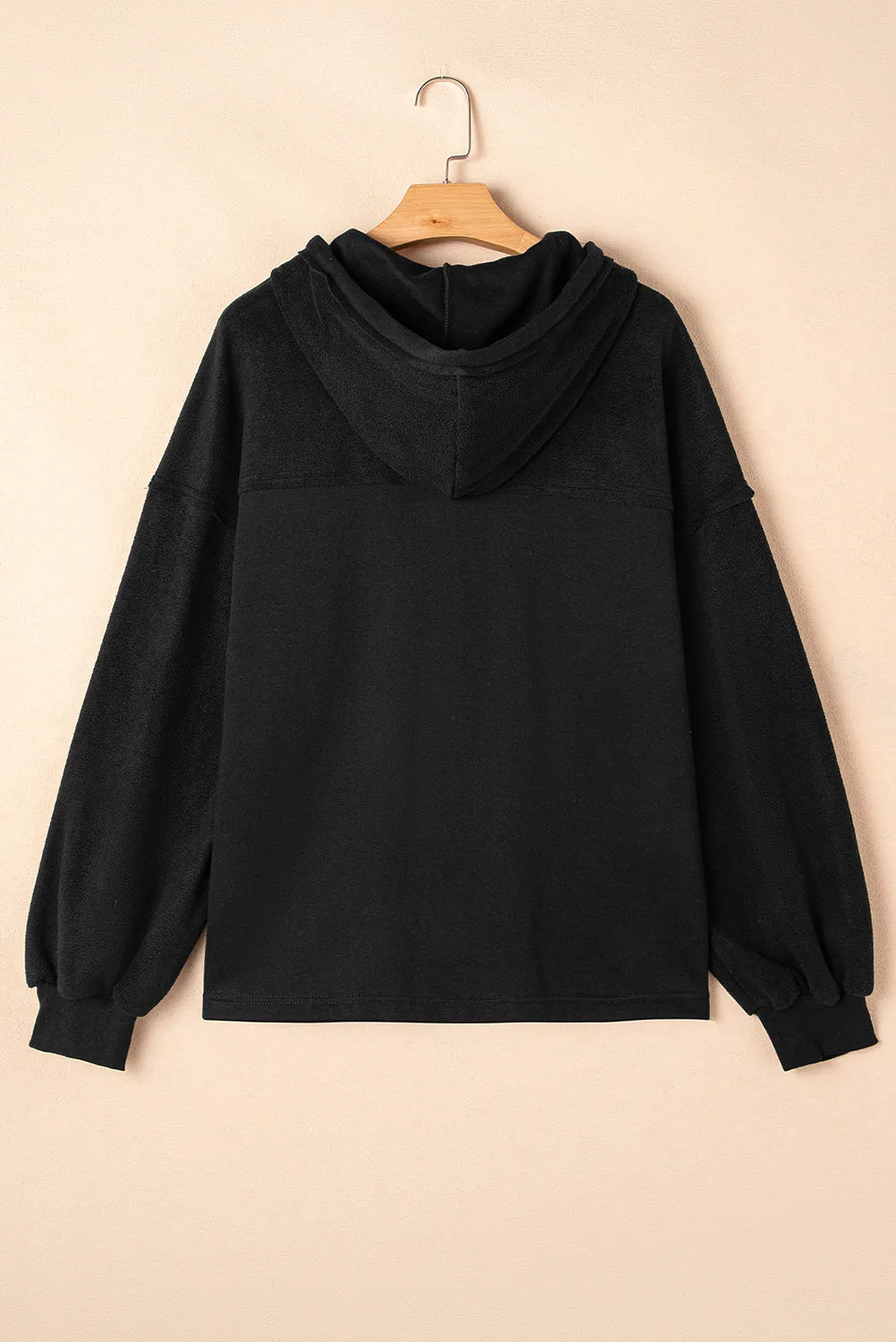 Plus Size Zip Up Hooded Jacket