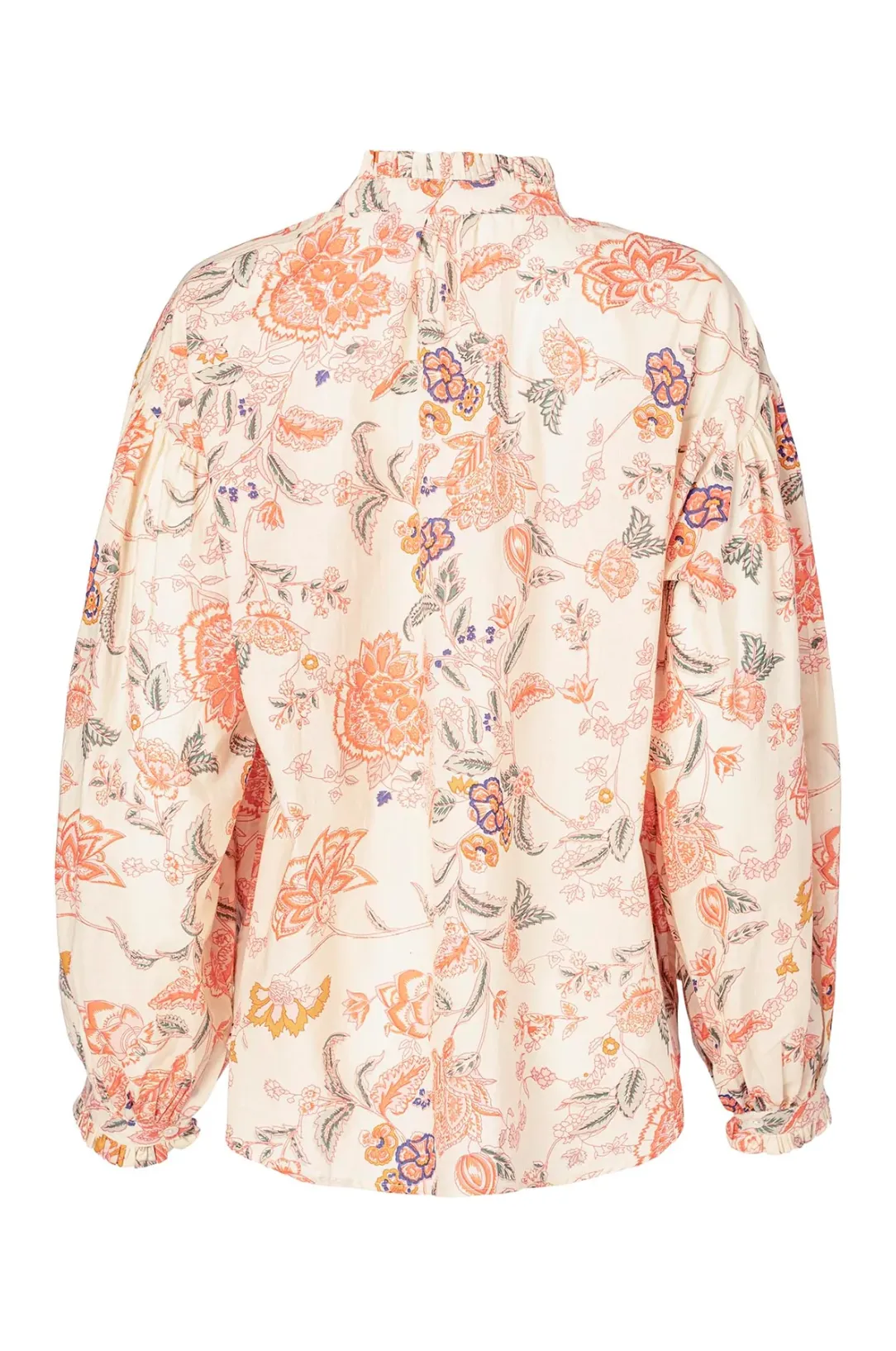 Poet Coral Flower Blouse, Pink Camation