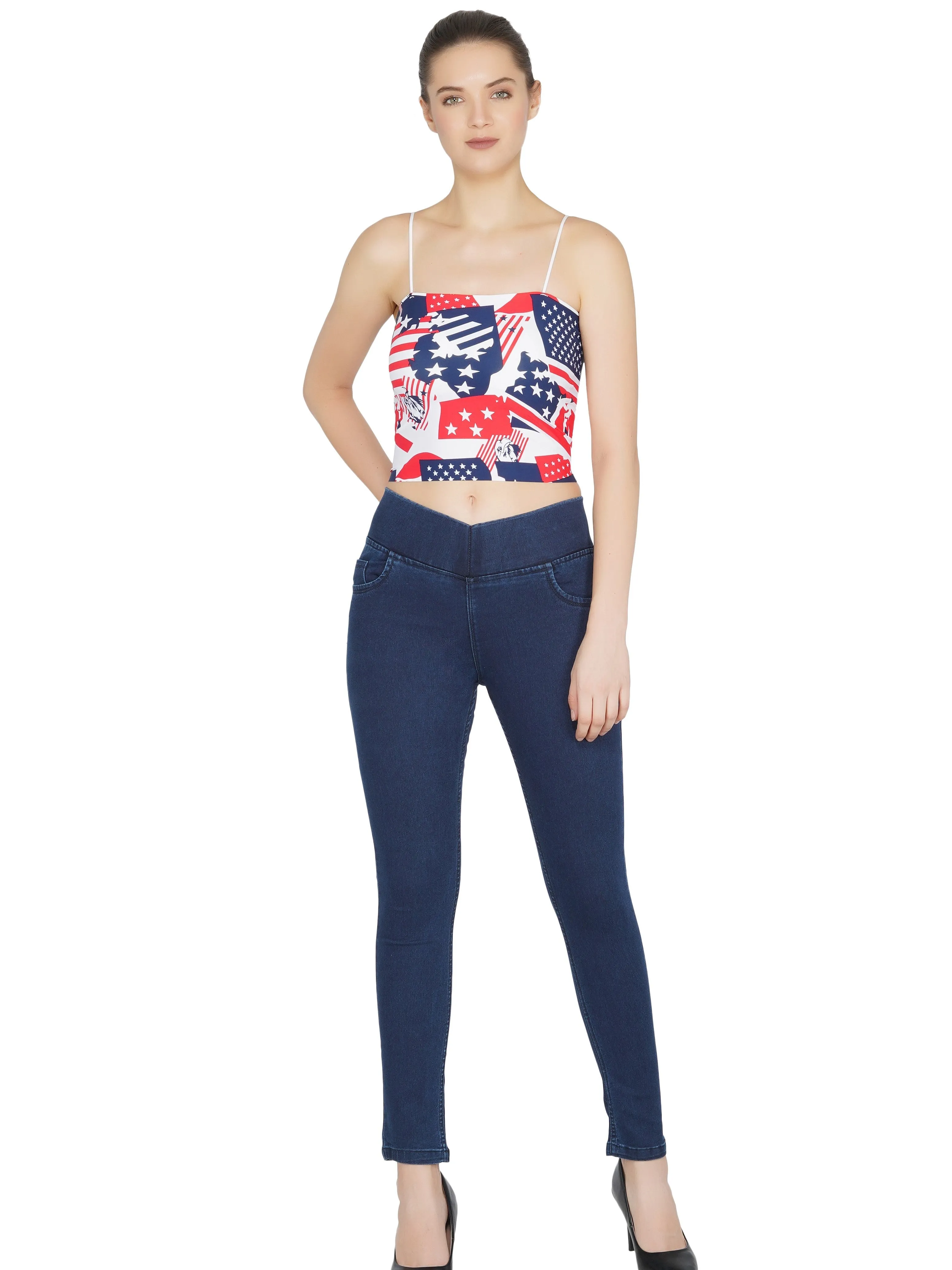 Poftik Paper Print Ultra soft and comfortable sports bras for Women and Girls Crop Top Camisole