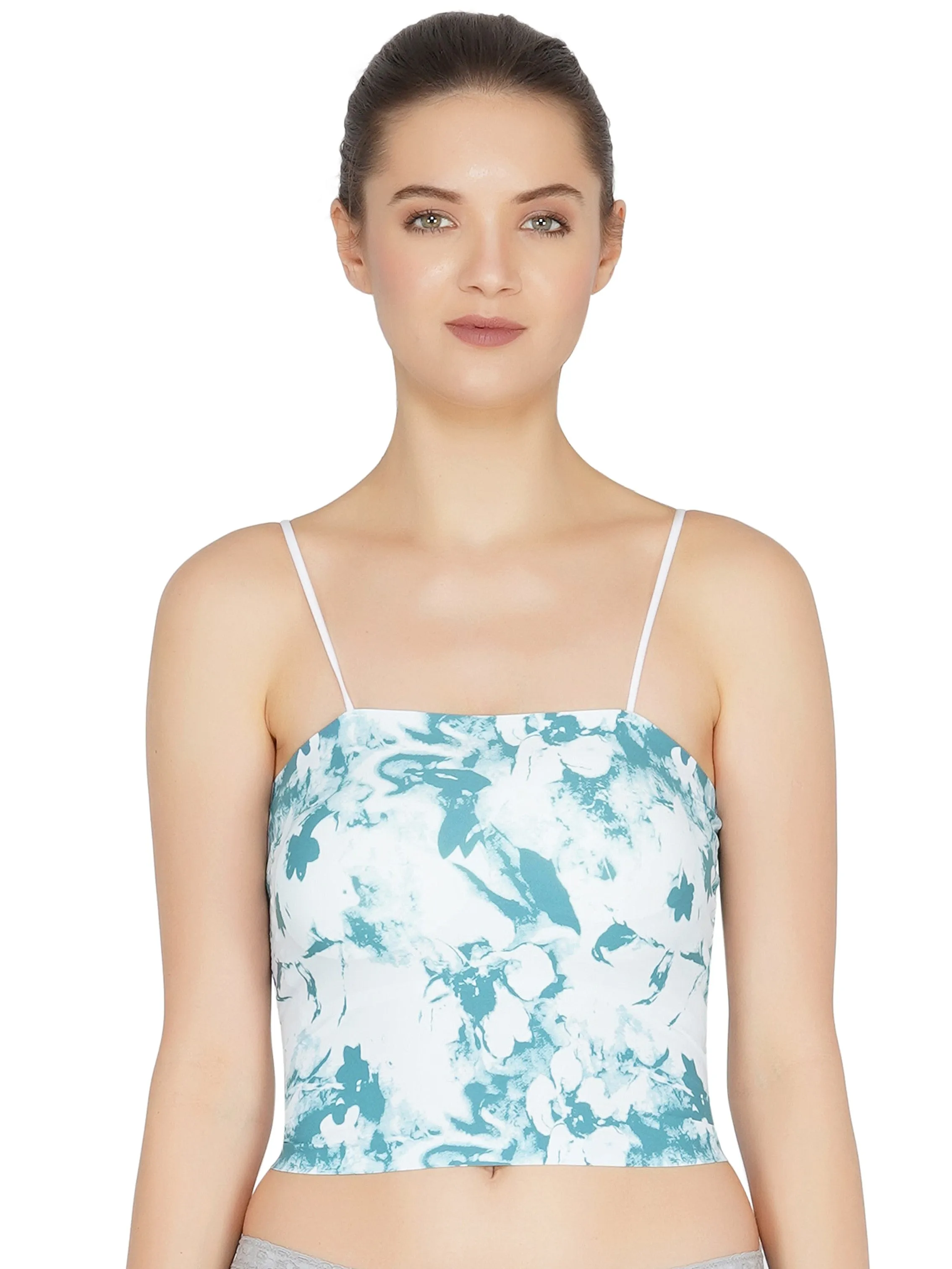 Poftik Paper Print Ultra soft and comfortable sports bras for Women and Girls Crop Top Camisole