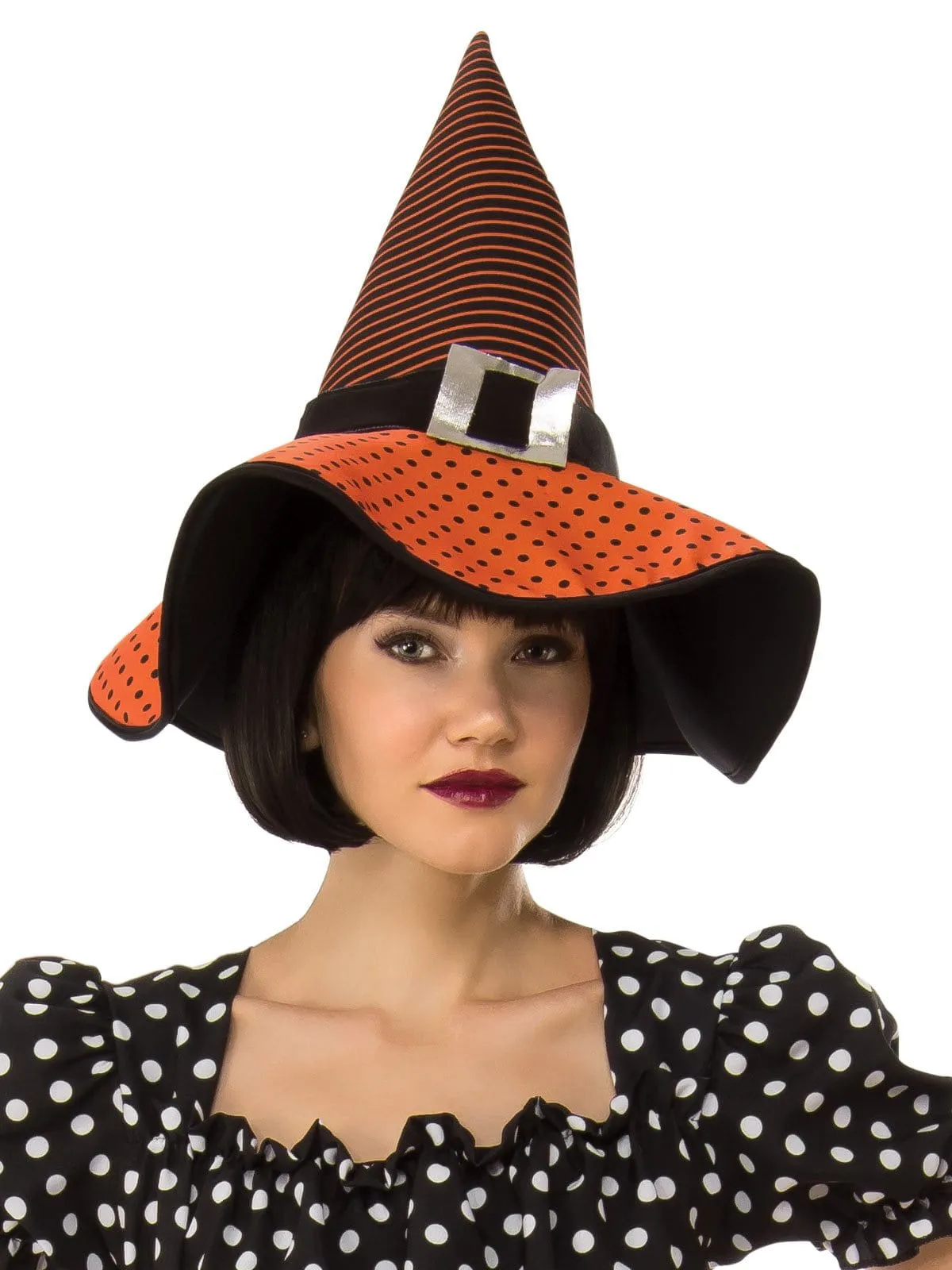 Polka Dot Pinup Witch Adult Halloween Costume