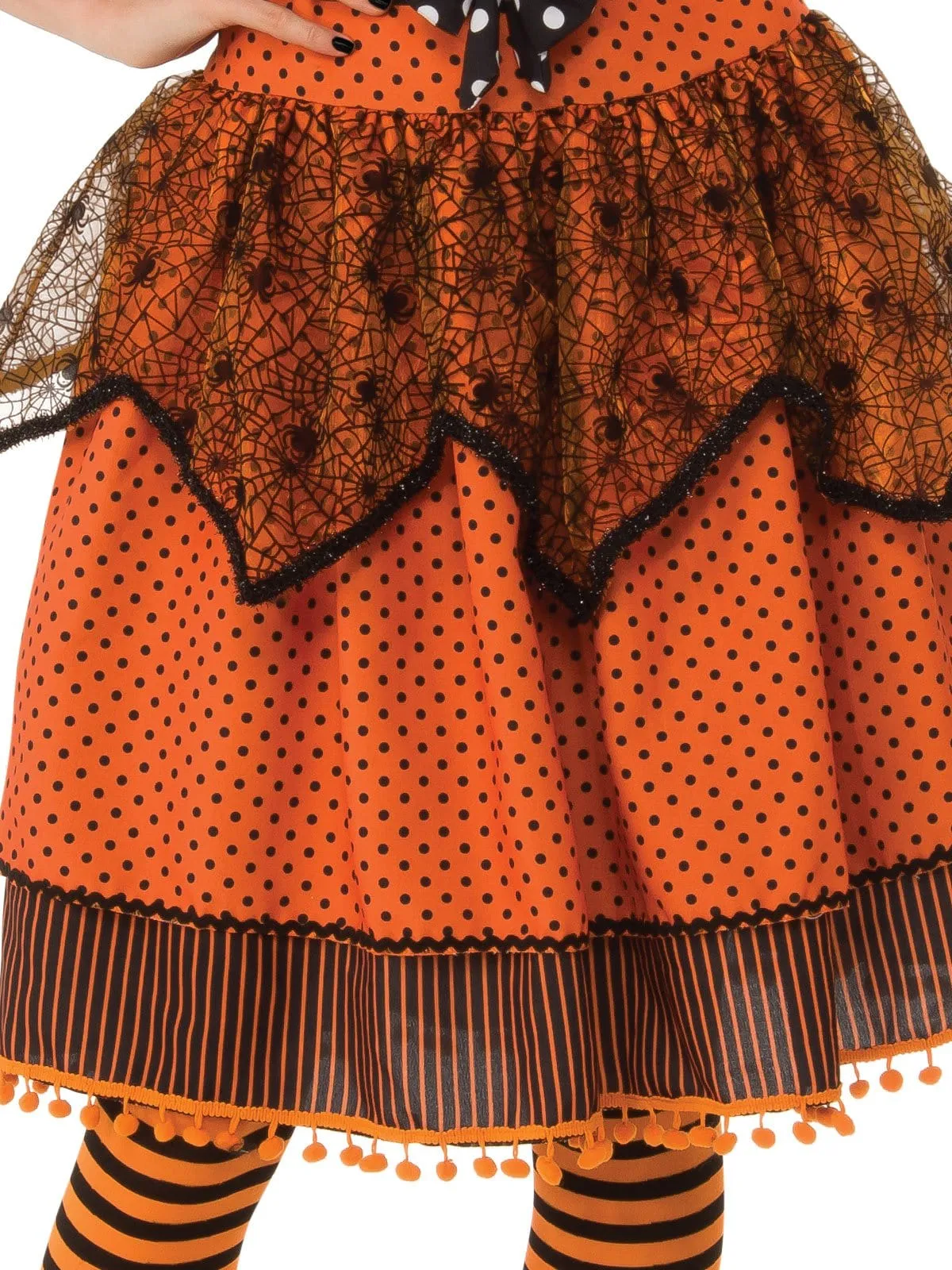 Polka Dot Pinup Witch Adult Halloween Costume
