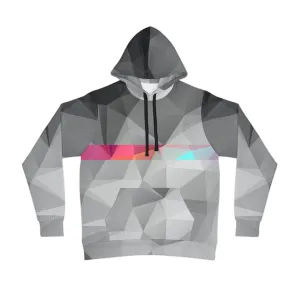 Polygon Contrast Athletic Hoodie (AOP)