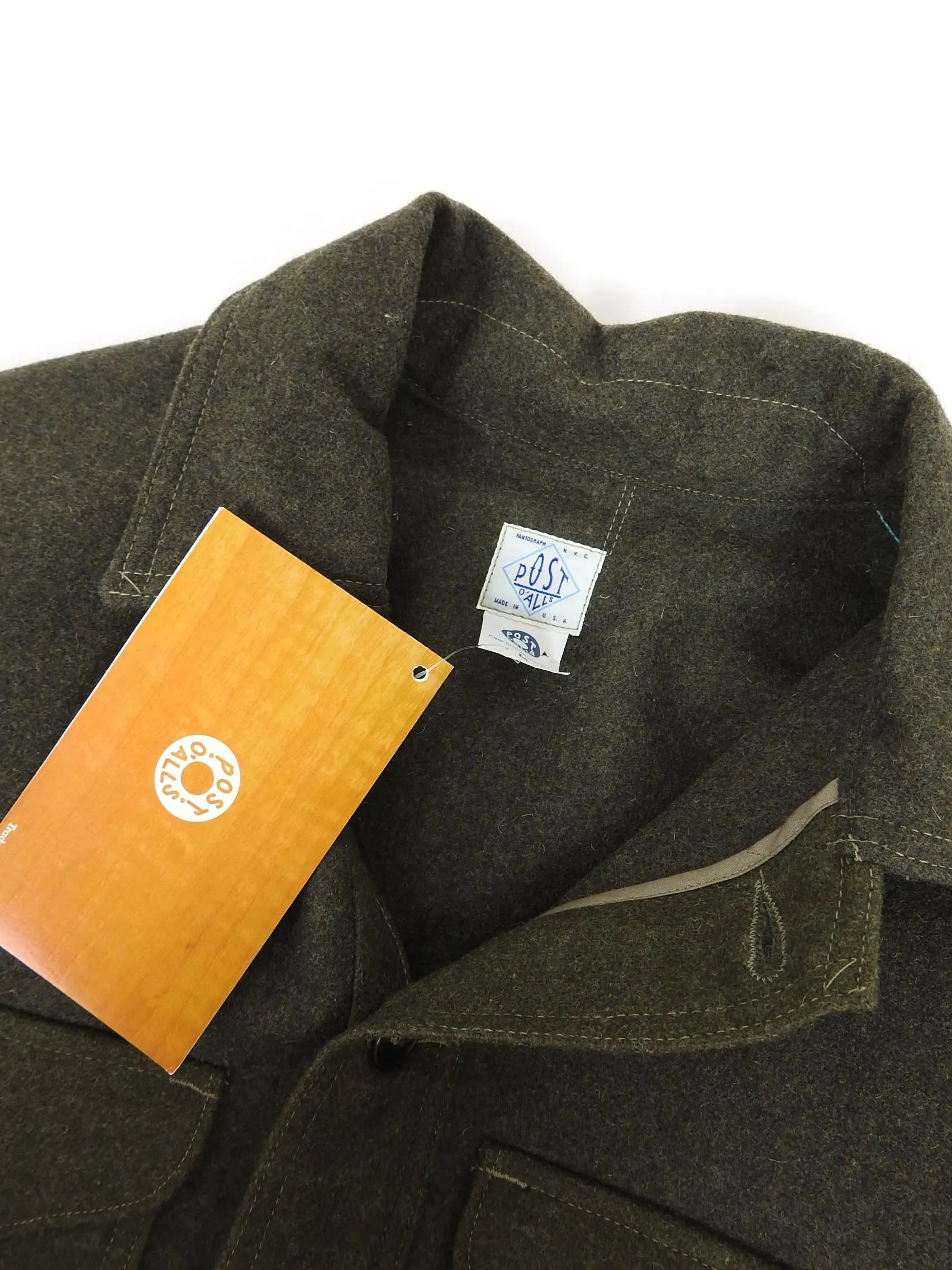 Post Overalls Wool Jacket Size Medium