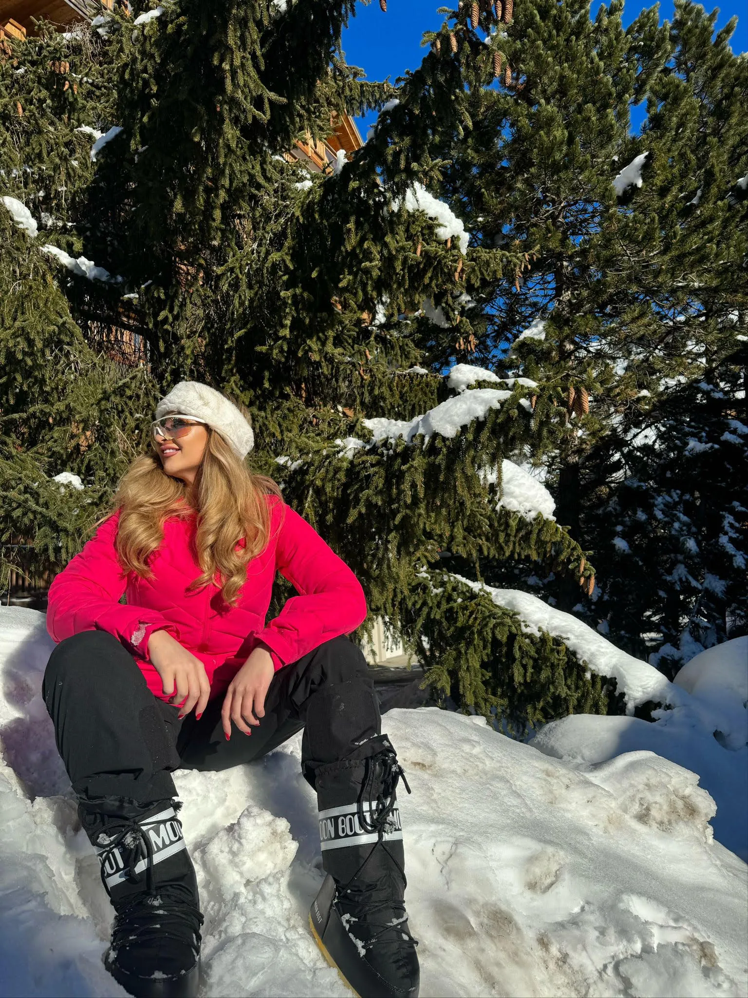 Pre Loved Head Sabrina Womens Ski Jacket- Pink -XS (UK 8)  (40)
