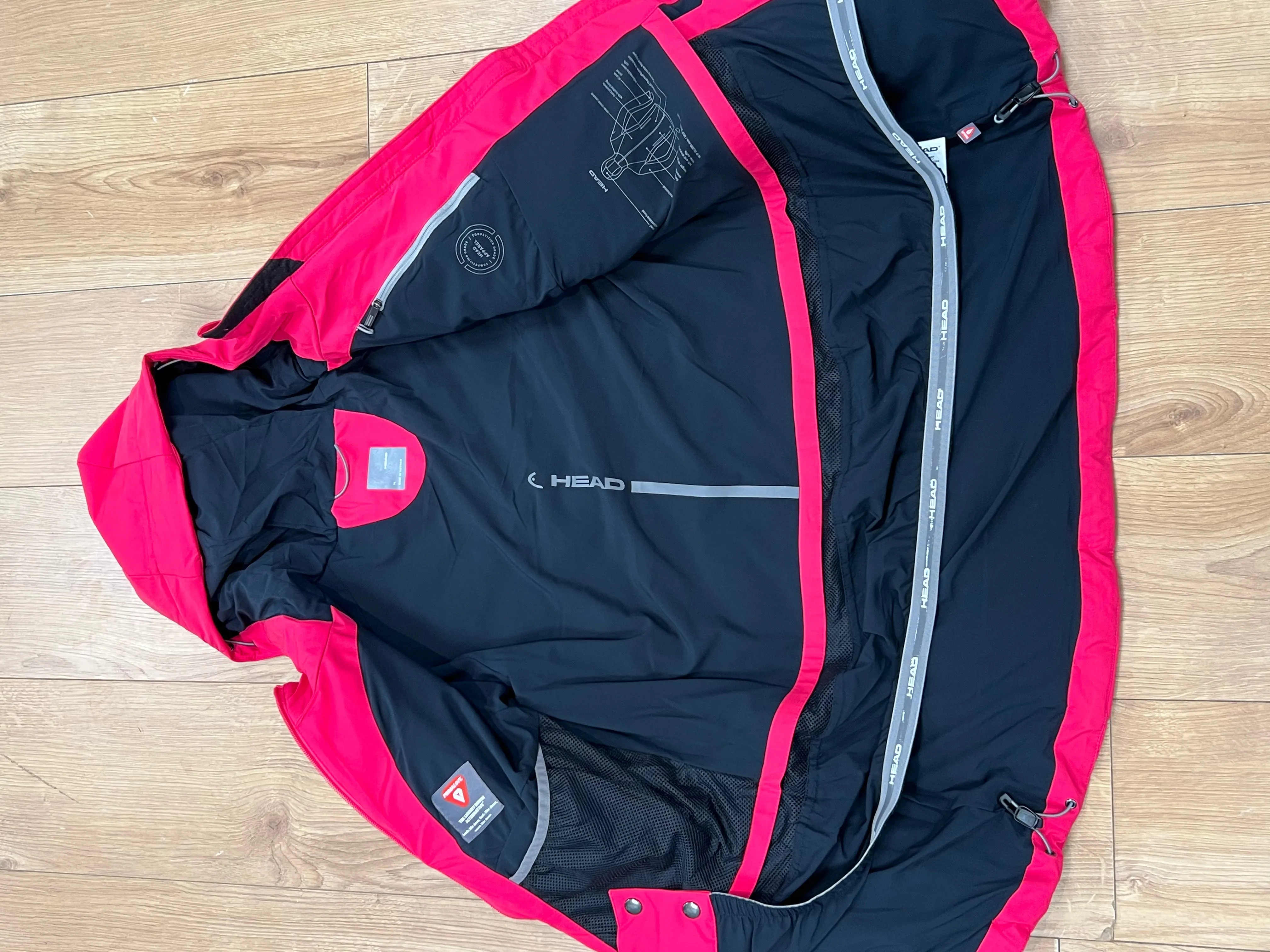 Pre Loved Head Sabrina Womens Ski Jacket- Pink -XS (UK 8)  (40)