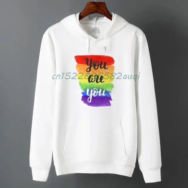 Pride LGBT Gay Love Lesbian Rainbow Fleece Hoodie