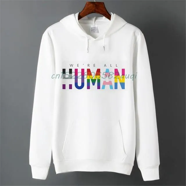 Pride LGBT Gay Love Lesbian Rainbow Fleece Hoodie