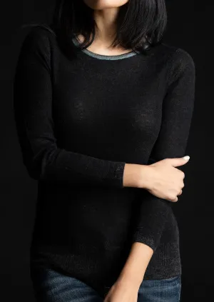 Printed Bateau, Black