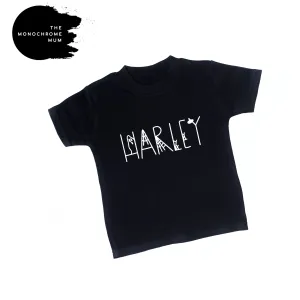 Printed - Halloween name top