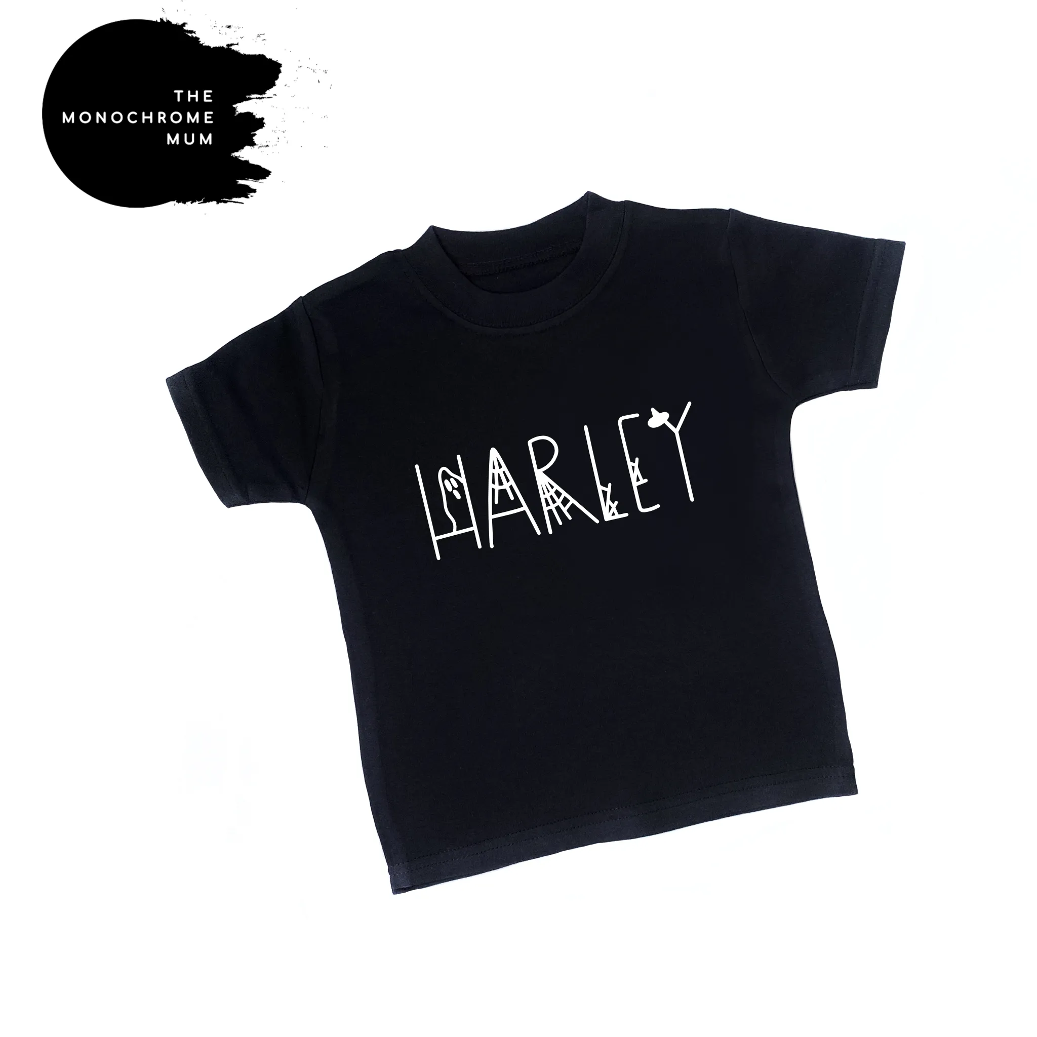 Printed - Halloween name top