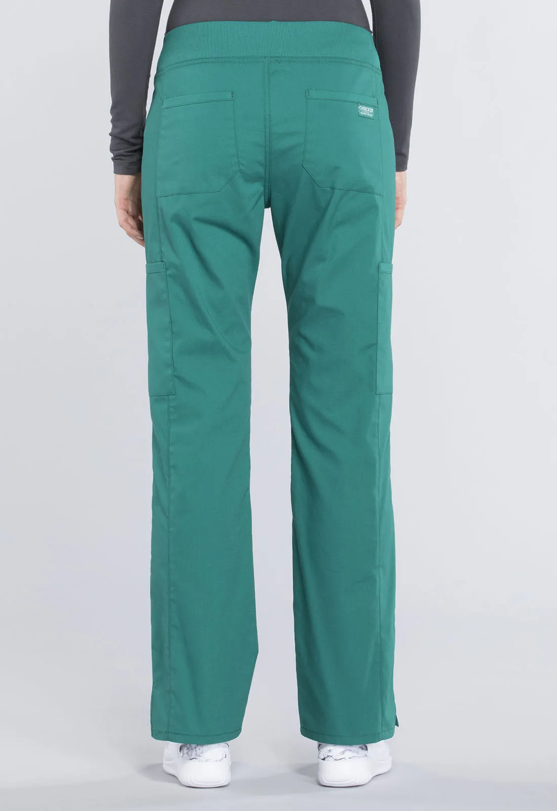 Professionals WW170 Mid Rise Straight Leg Pull-on Cargo Pants Hunter Green