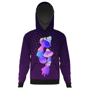 Psychedelics Mushroom All Over Printed Hoodie