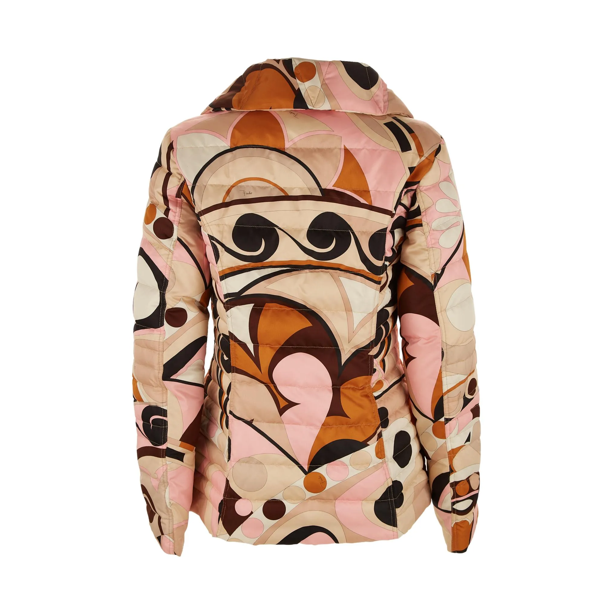 Pucci Pink Print Puffer Jacket