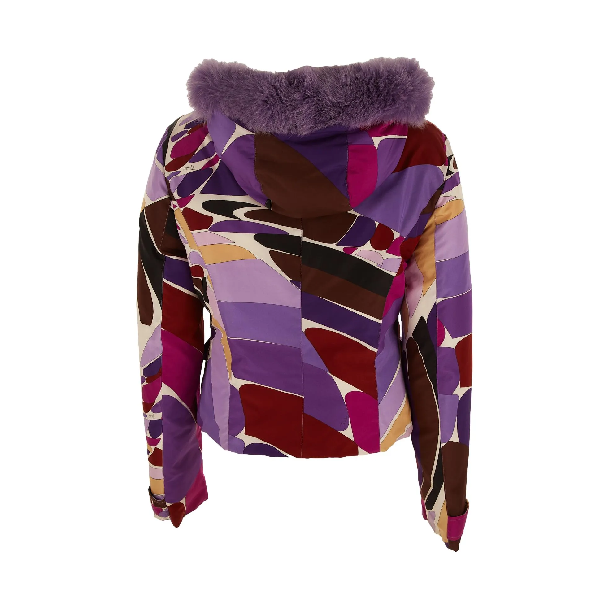 Pucci Purple Print Puffer Jacket