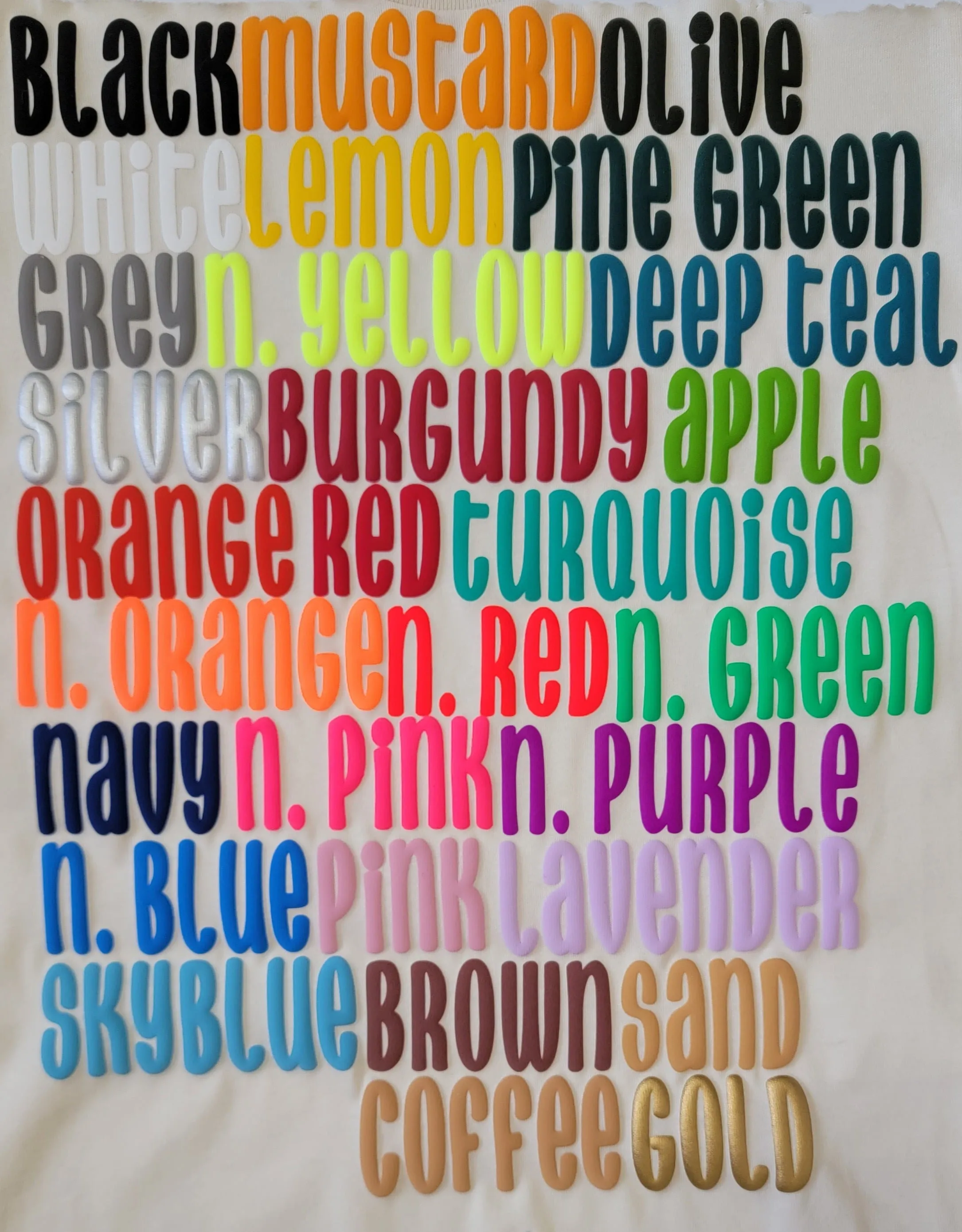 Puff Name Hoodies
