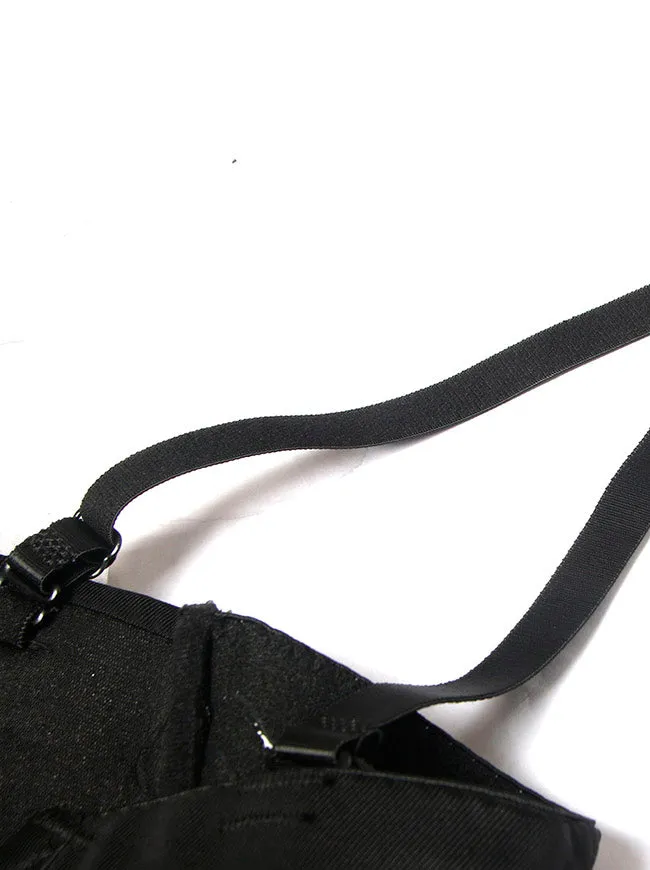 Punk Y2K Rock Bustier Chain Vest Club Party Cami Tube Crop Top
