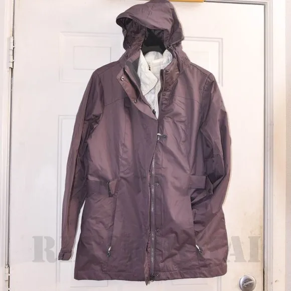 Purple/White NWT Gerry Ladies' 3-in-1 Systems Vest-Jacket.