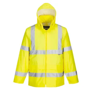 PW TORNADO LIGHTWEIGHT RAIN JACKET, HI VIS, WATERPROOF