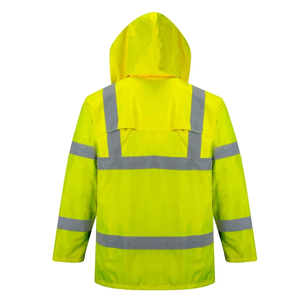 PW TORNADO LIGHTWEIGHT RAIN JACKET, HI VIS, WATERPROOF