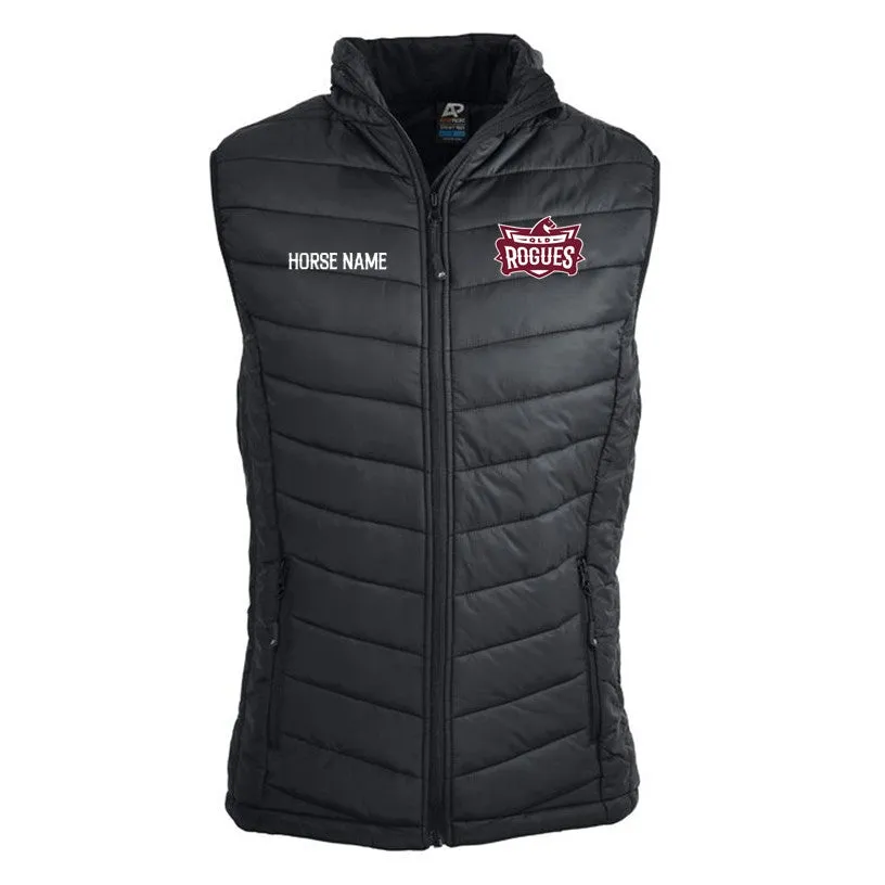 QLD Rogues - Puffer Vest Personalised