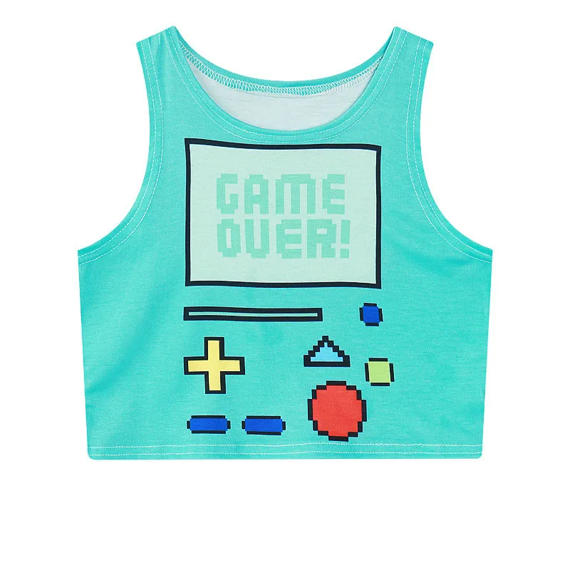 "GAME OVER" VEST D070826