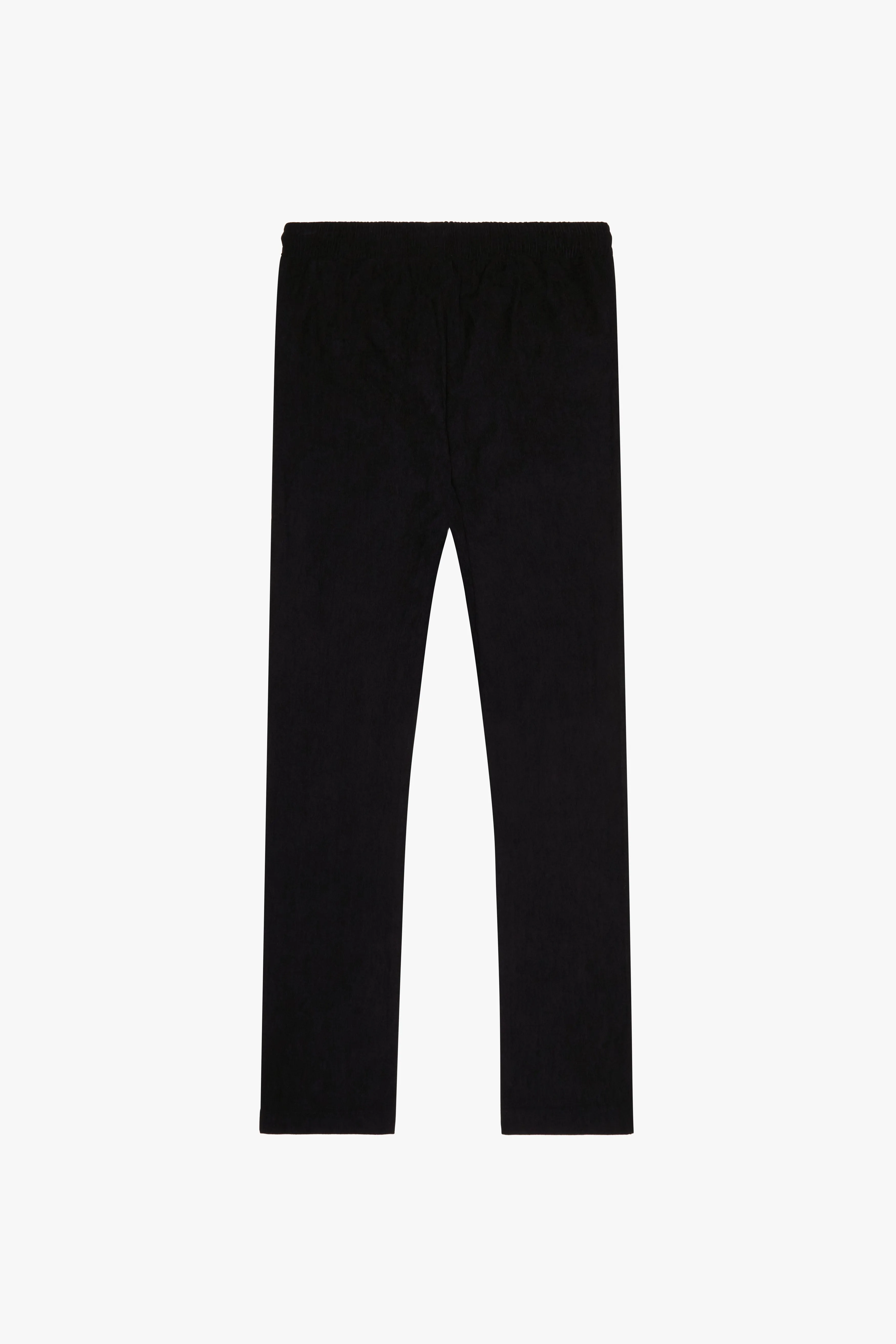 "Houston" Black Drawstring Conduroy Joggers