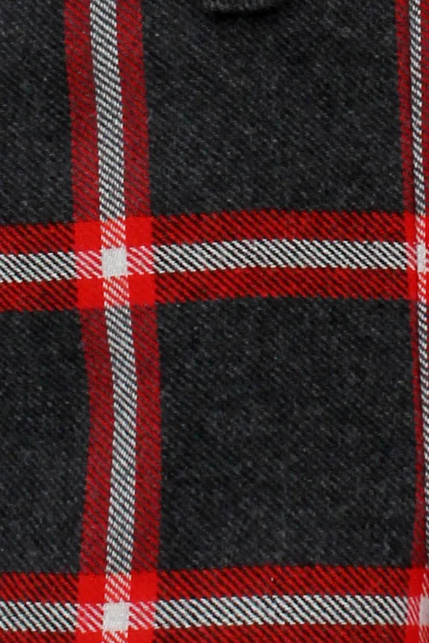 "Jasper" Red Knit Top & Tartan Jam Pants