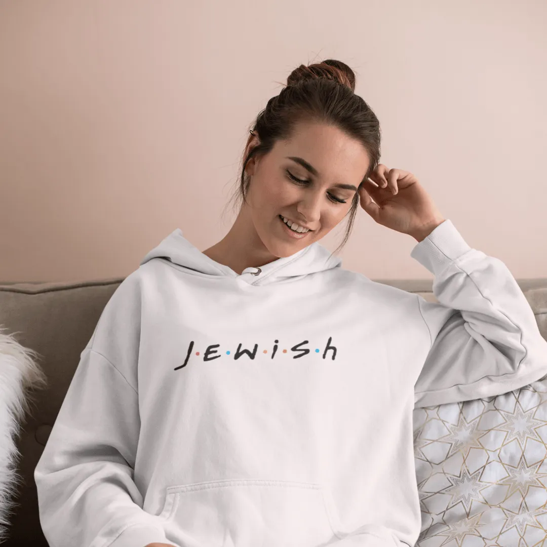 "Jewish" White Custom Unisex Hoodie