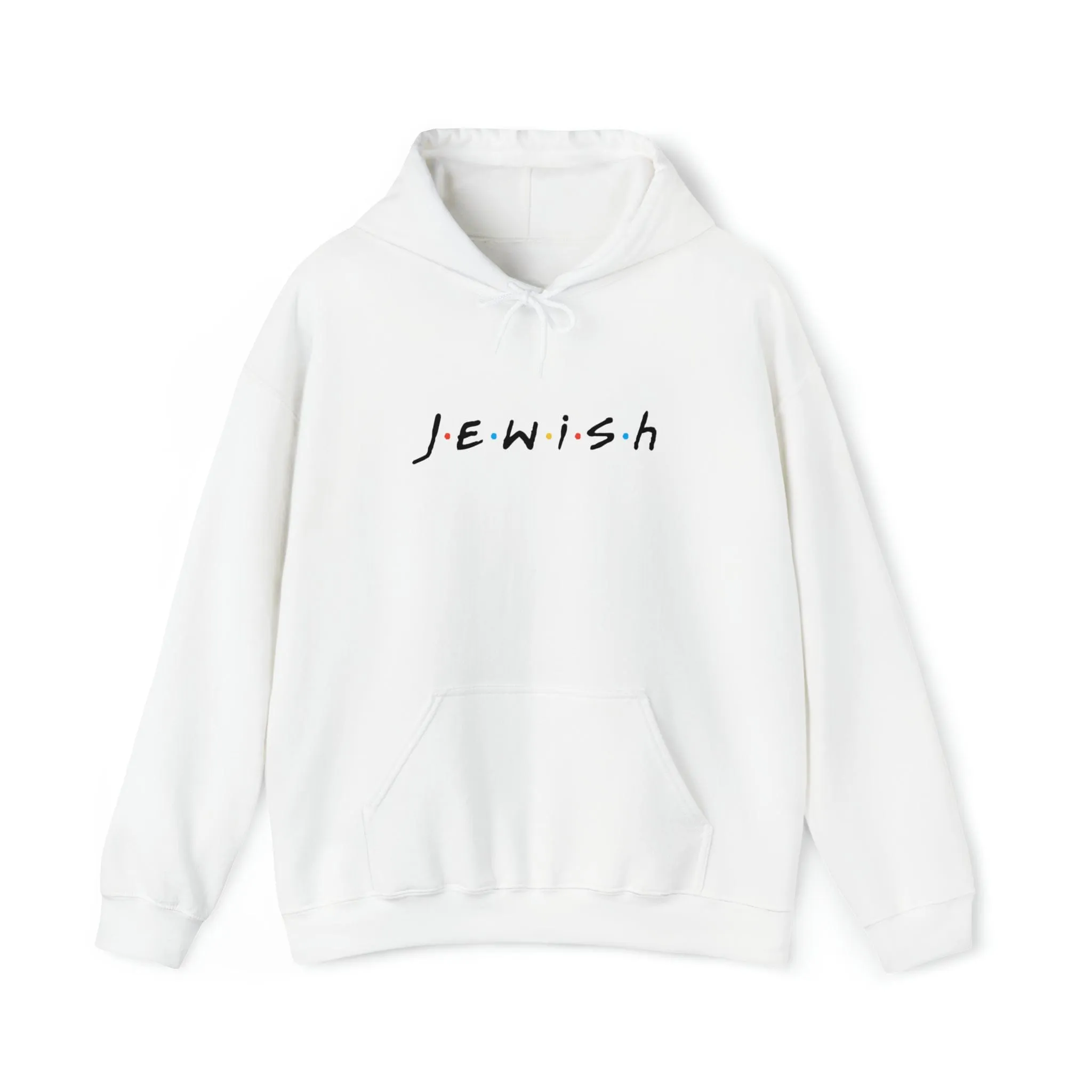 "Jewish" White Custom Unisex Hoodie
