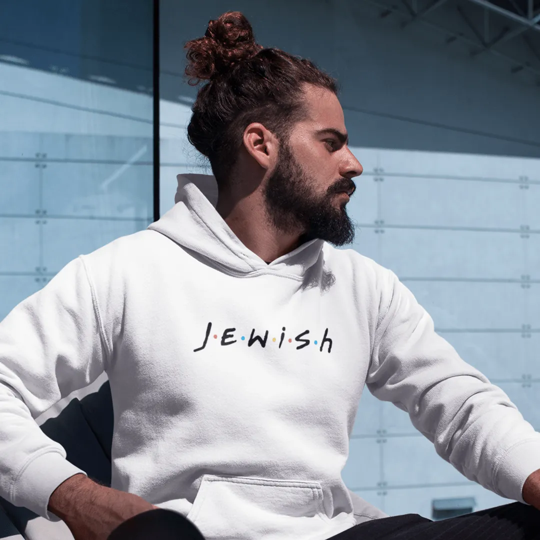 "Jewish" White Custom Unisex Hoodie