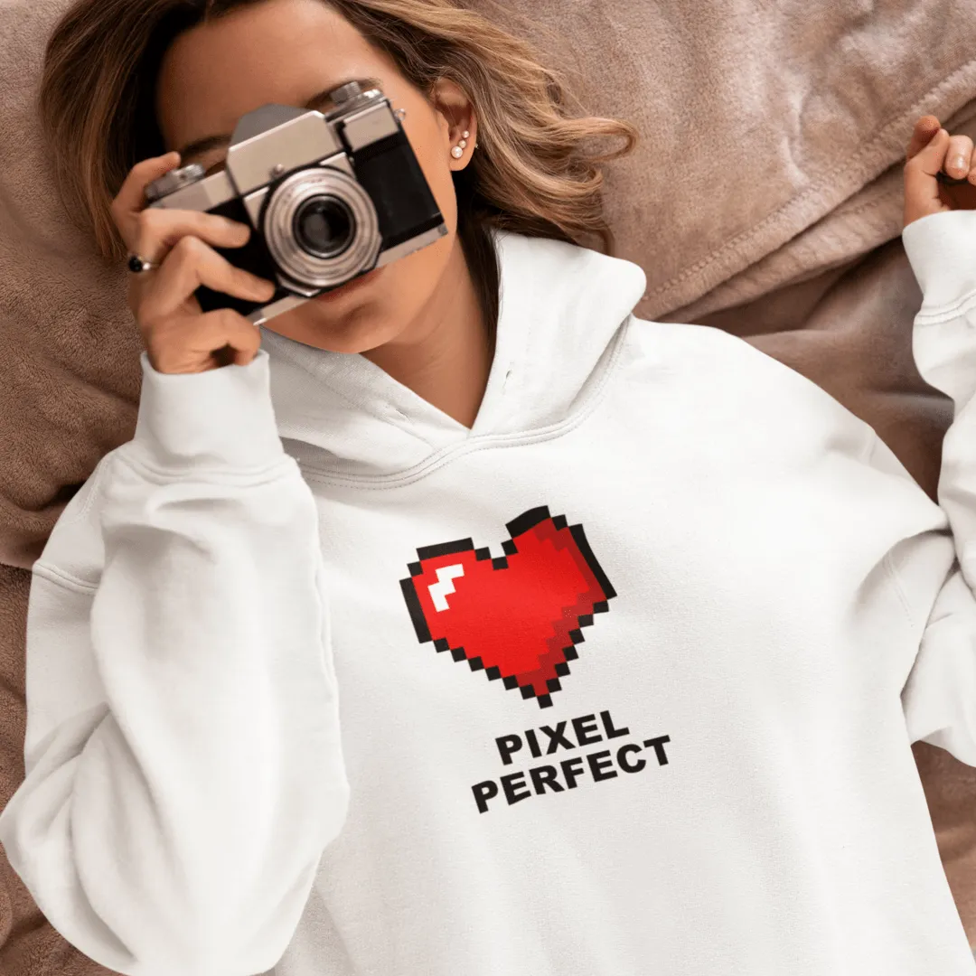 "Pixel Perfect"  Custom Unisex Hoodie | Art by Noa Bar Lev
