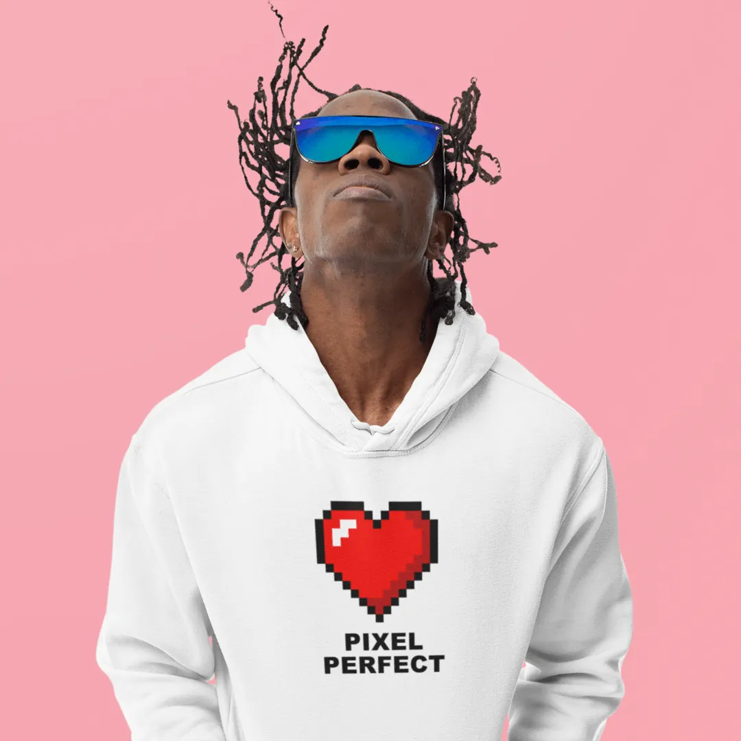 "Pixel Perfect"  Custom Unisex Hoodie | Art by Noa Bar Lev