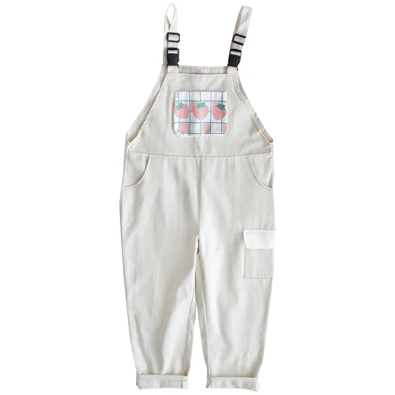"STRAWBERRY" OVERALLS N091701