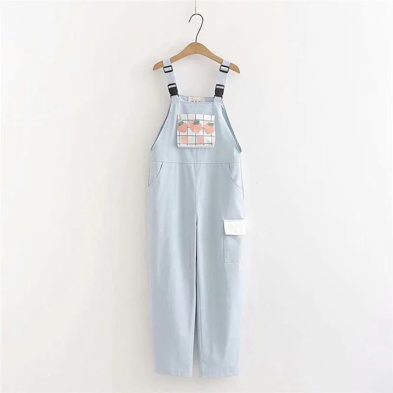 "STRAWBERRY" OVERALLS N091701