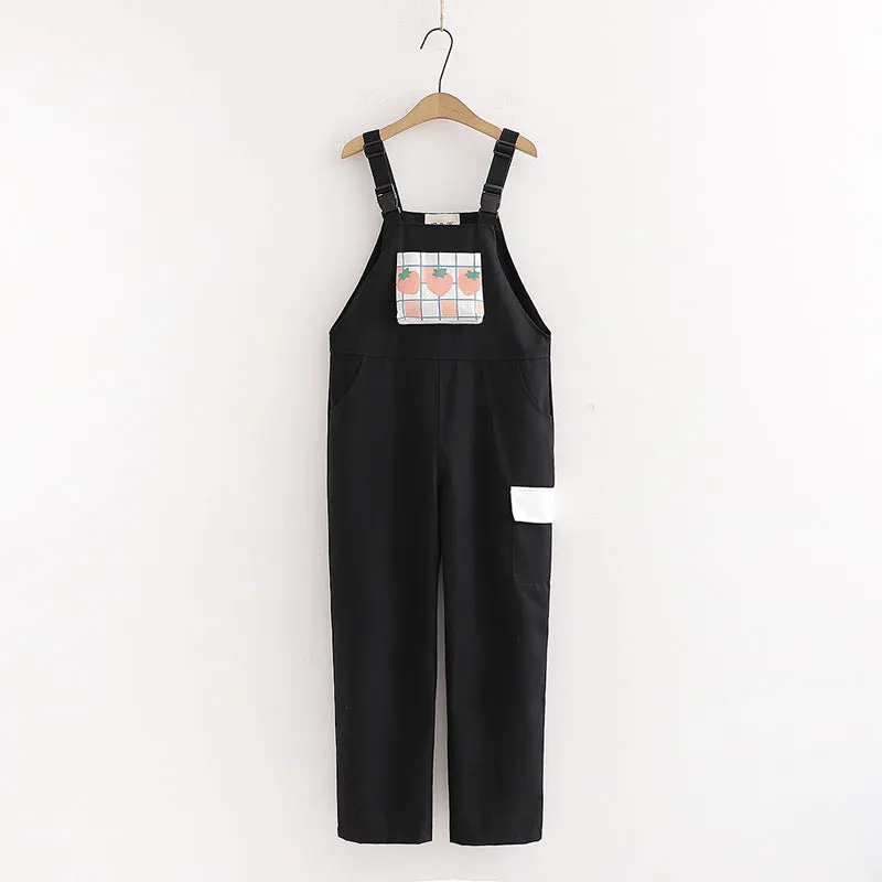 "STRAWBERRY" OVERALLS N091701