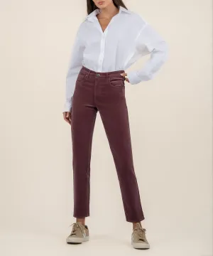 Rachael Corduroy Mom Jean, Long - FINAL SALE