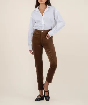 Rachael Petite Corduroy Mom Jean - FINAL SALE