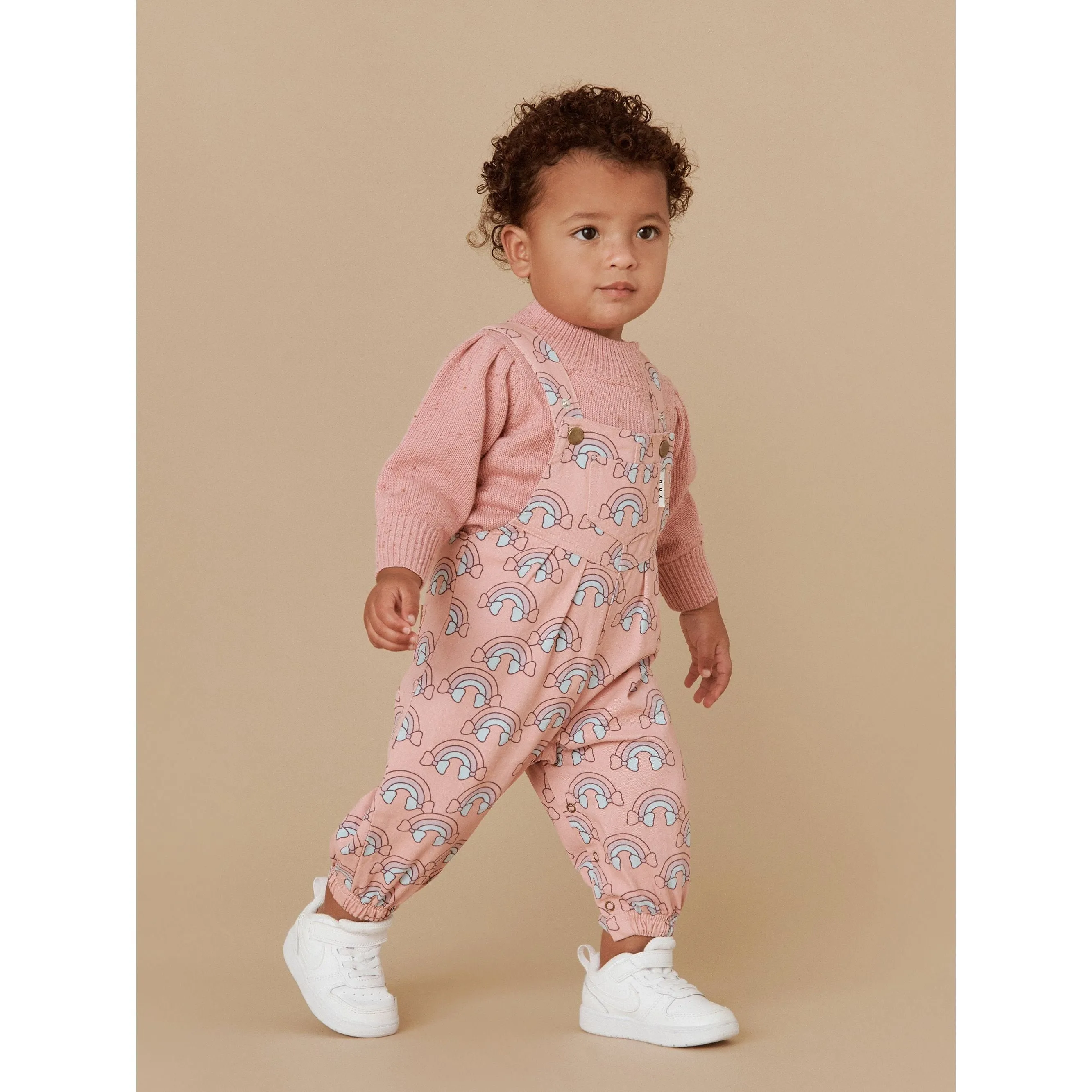 Rain Bow Overalls -Dusty Rose