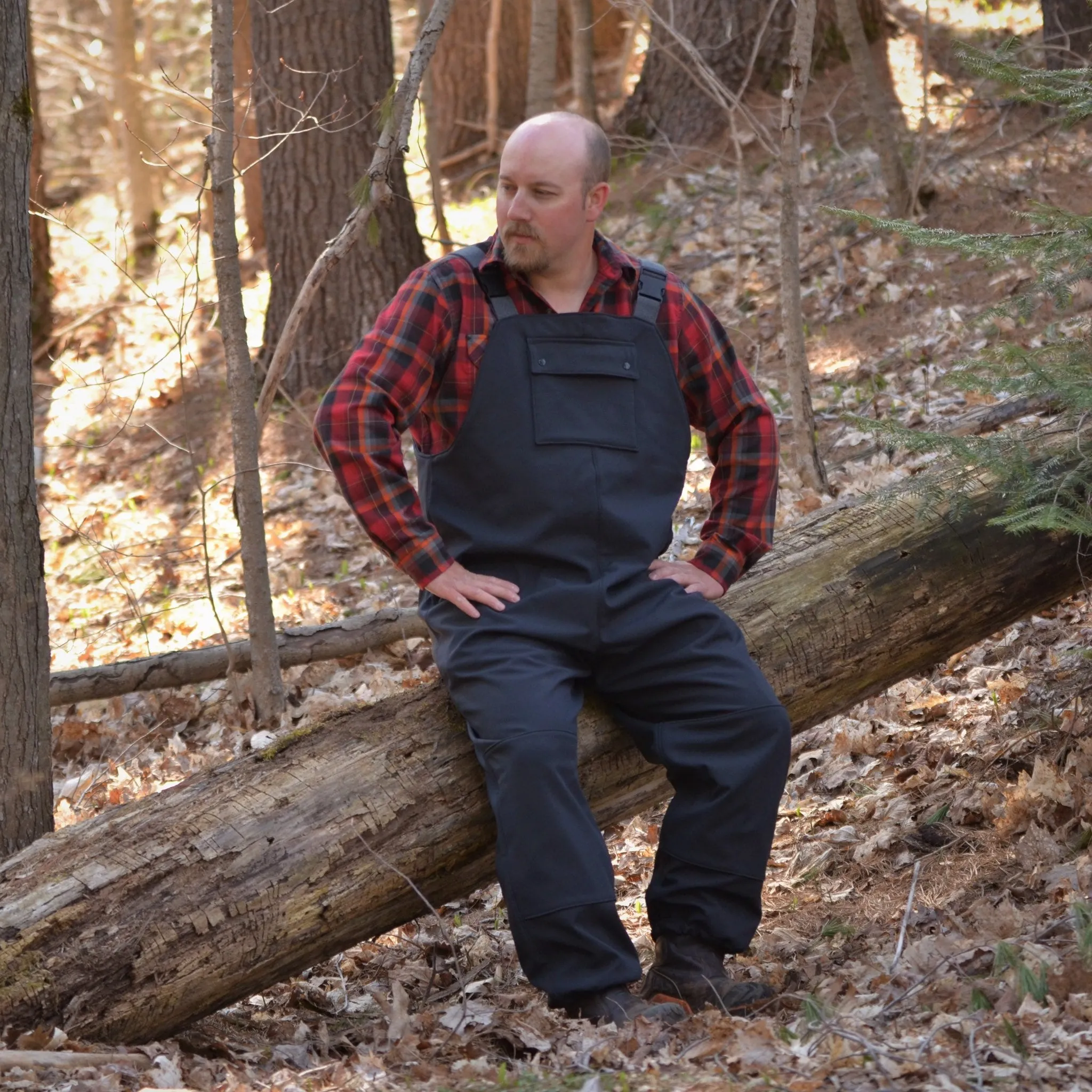 Rainhaven Overalls Sewing Pattern - Men's/Straight Fit ~ waterproof overalls