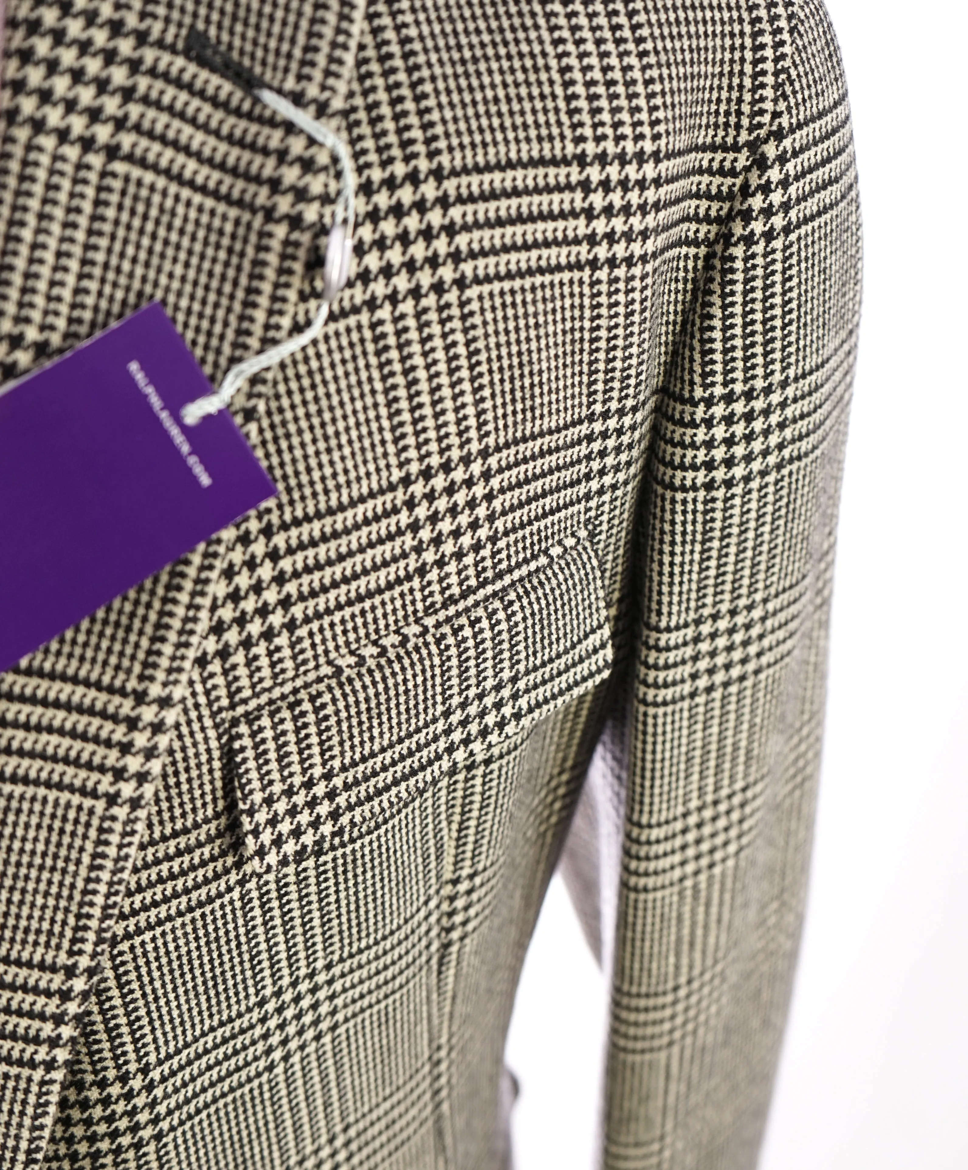 RALPH LAUREN PURPLE LABEL - GLENPLAID Unstructured HAND MADE Suit - 48R