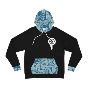 Raw Sushi "blue camo trim" Athletic hoodie