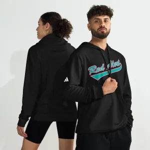 Red Alert Swish Logo adidas fleece hoodie