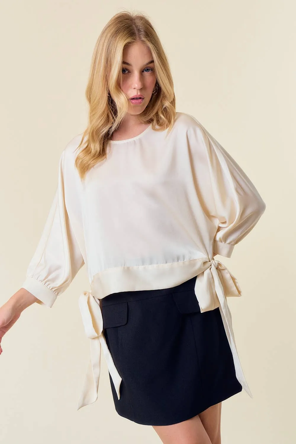 Reese Side Tie Blouse