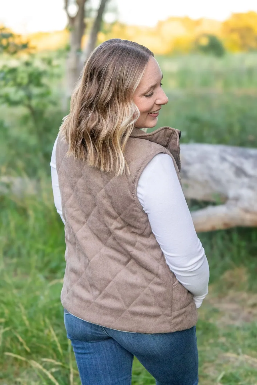 Remy Quilted Vest in Micro Corduroy (4 Colors)
