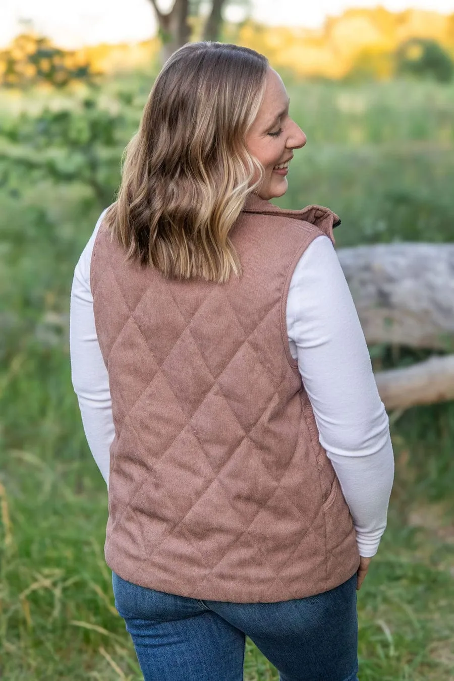 Remy Quilted Vest in Micro Corduroy (4 Colors)
