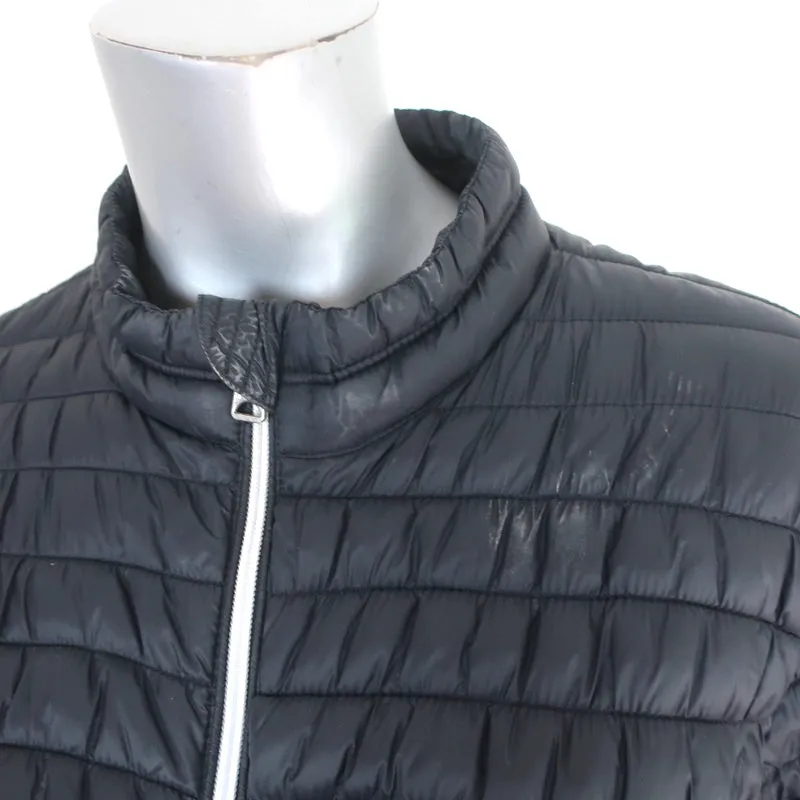 Replay Quilted Puffer Jacket Black Size Small